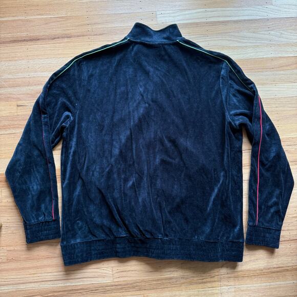 Fila Men's Black Velour Zip Up Track Jacket Deverall Size 4XL 90's Hip Hop NWT - Picture 8 of 8